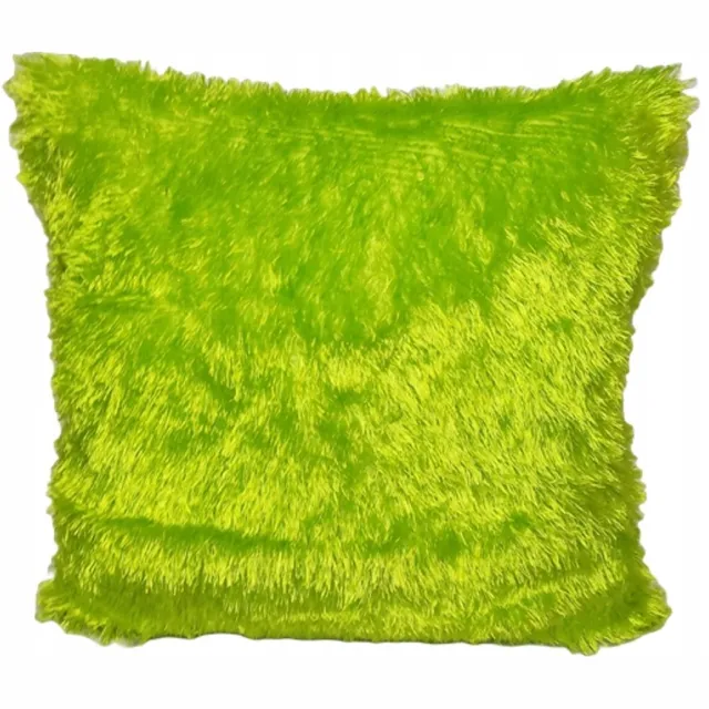 Granda Decoratieve Kussenhoes 40x40 cm Glanzend Bontgroen