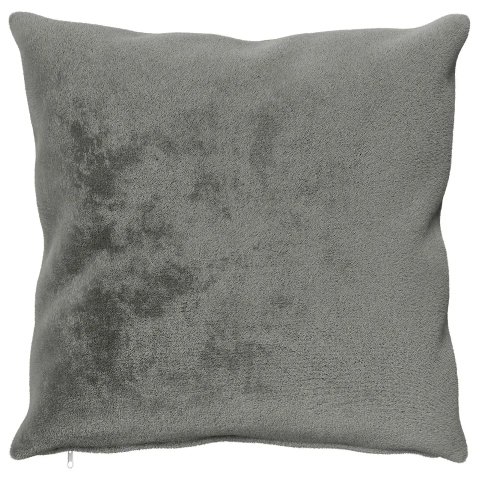 vidaXL Kussensloop 6 st HEERLEN Donkergrijs 55 x 55 cm Flanel