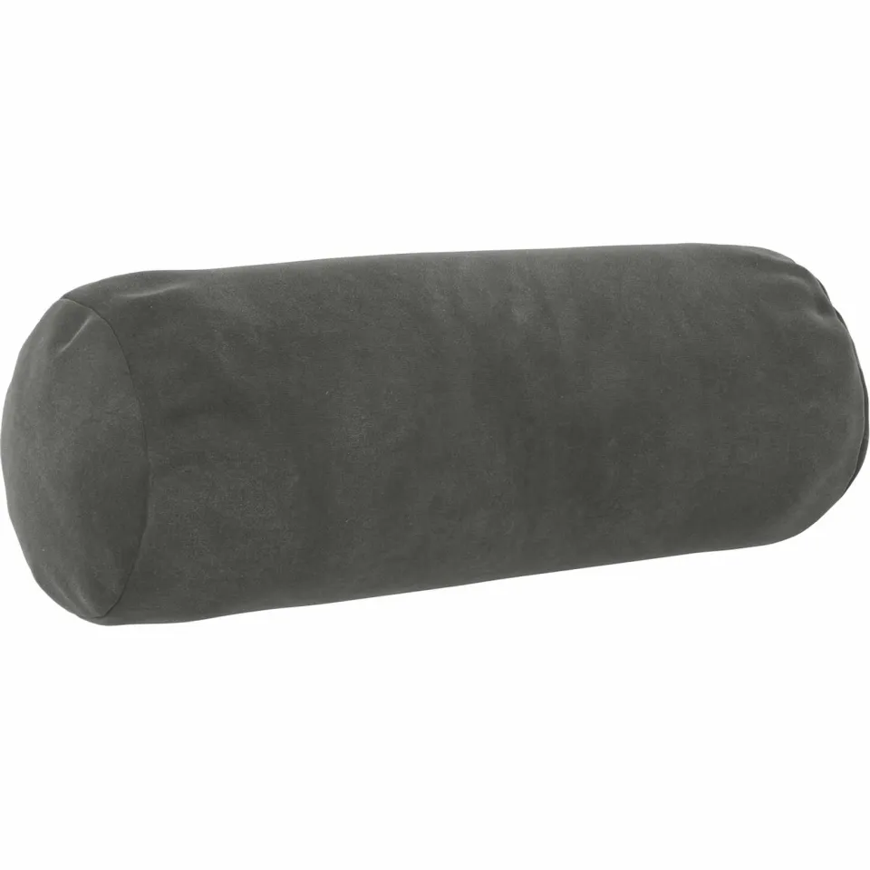 vidaXL Kussensloop 2 st HEERLEN Donkergrijs Dia. 15 x 40 cm fluweel, foto 3