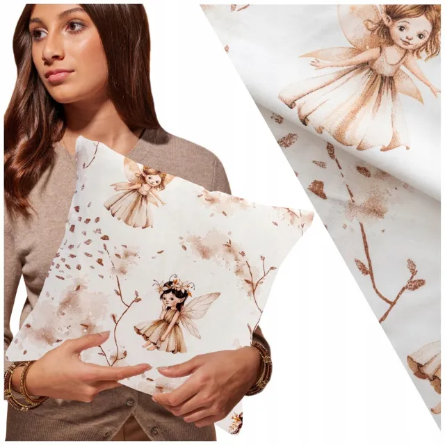 LOZKOHOLICY.PL Belluno Katoenen Kussensloop 40x40 cm met Rits - Zacht & Ademend Beige