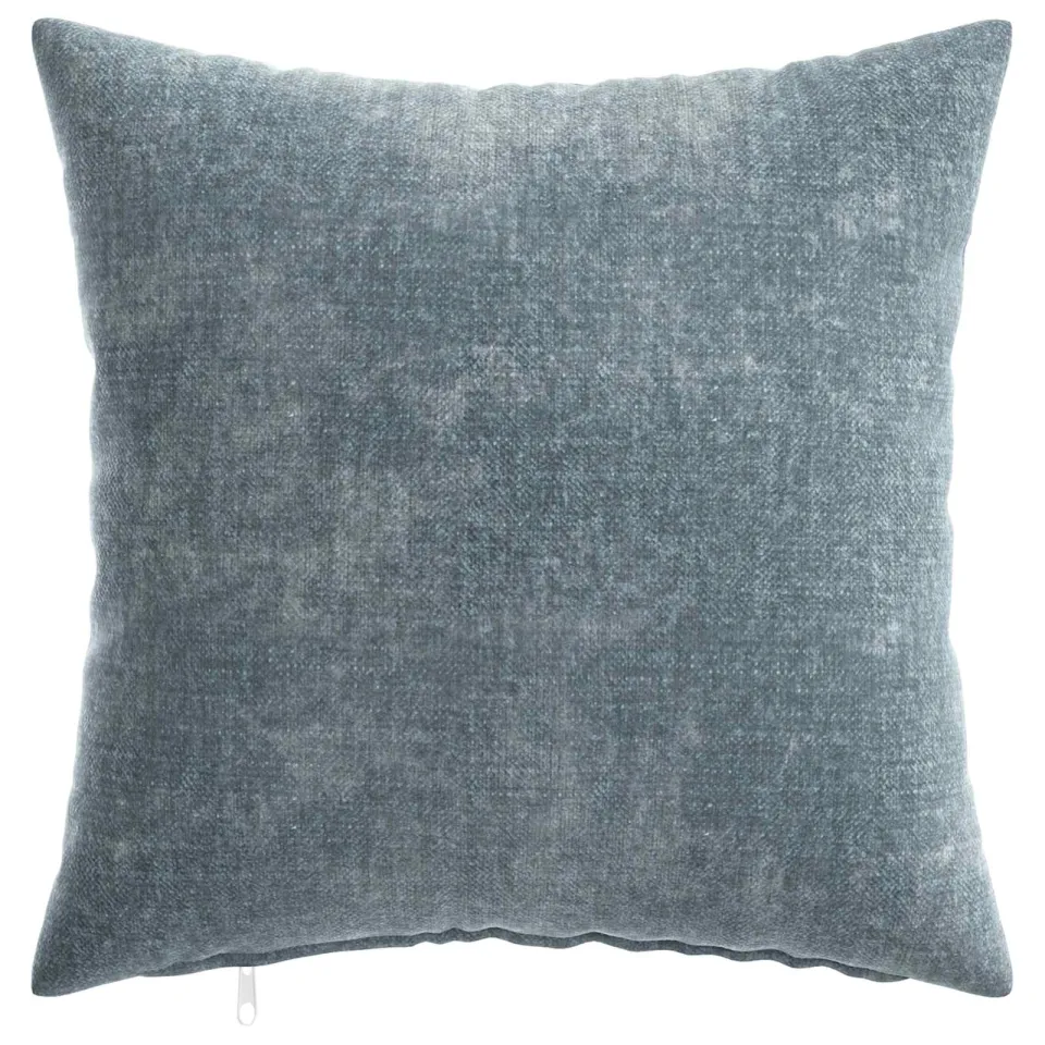 vidaXL Kussensloop 6 st HEERLEN Lichtblauw 50 x 50 cm Chenille Stof