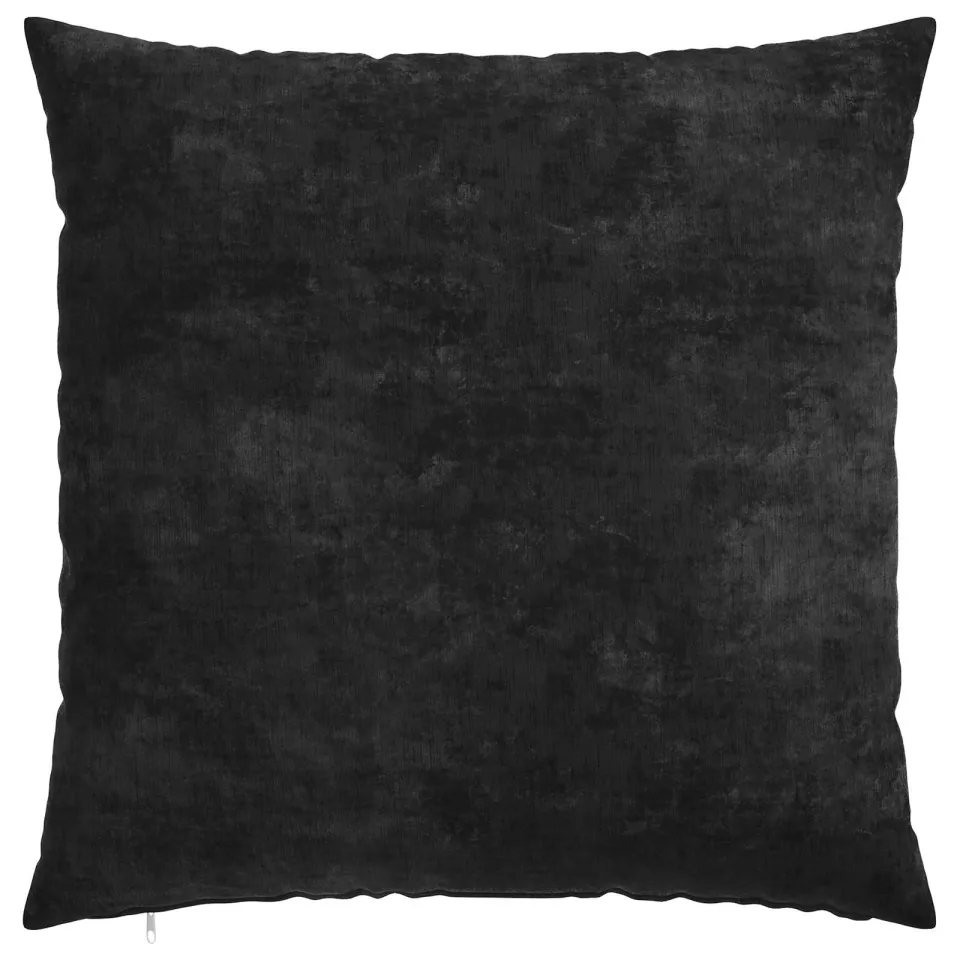 vidaXL Kussensloop 6 st HEERLEN Antraciet 80 x 80 cm Chenille Stof Anthraciet