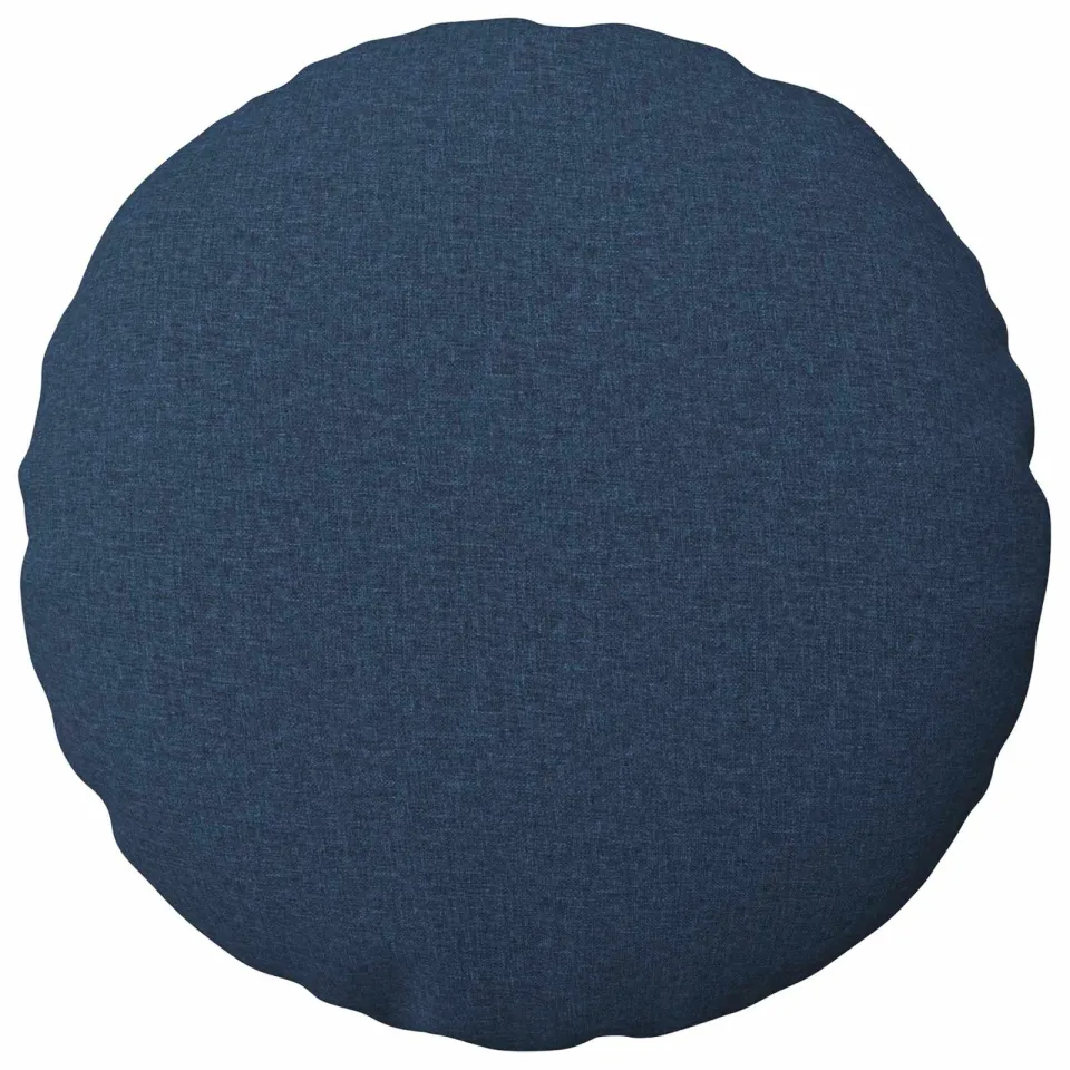 vidaXL Kussensloop 6 st HEERLEN Blauw Dia. 60 cm Stof