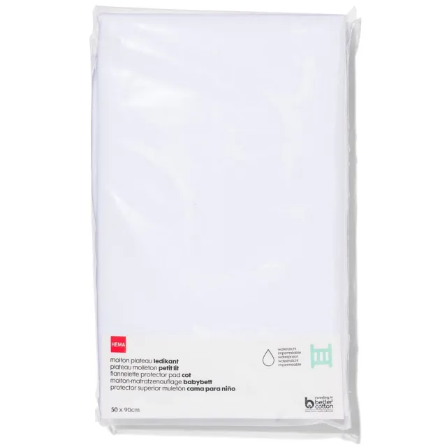 HEMA Molton matrasbeschermer ledikant 50x90 waterdicht