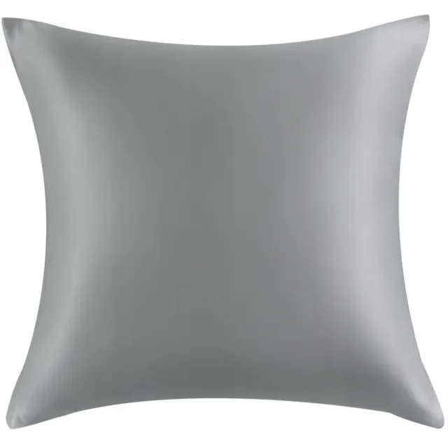 Spod Igły i Nitki Zijden Kussensloop 40x40cm - 100% Moerbei Zijde, Grijs