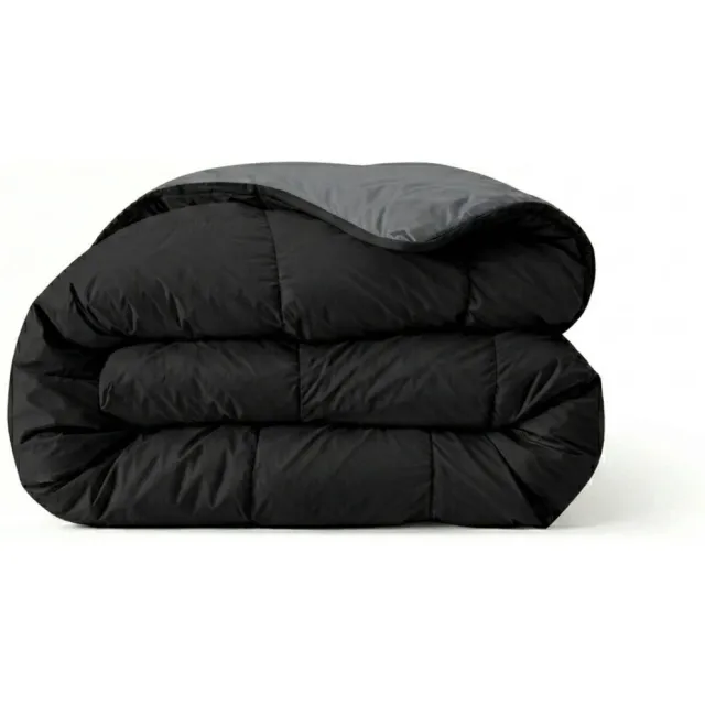 Ten Cate Wasbaar Dekbed 200x200 - Dekbed zonder overtrek - Hoesloos dekbed - Zwart/Grijs