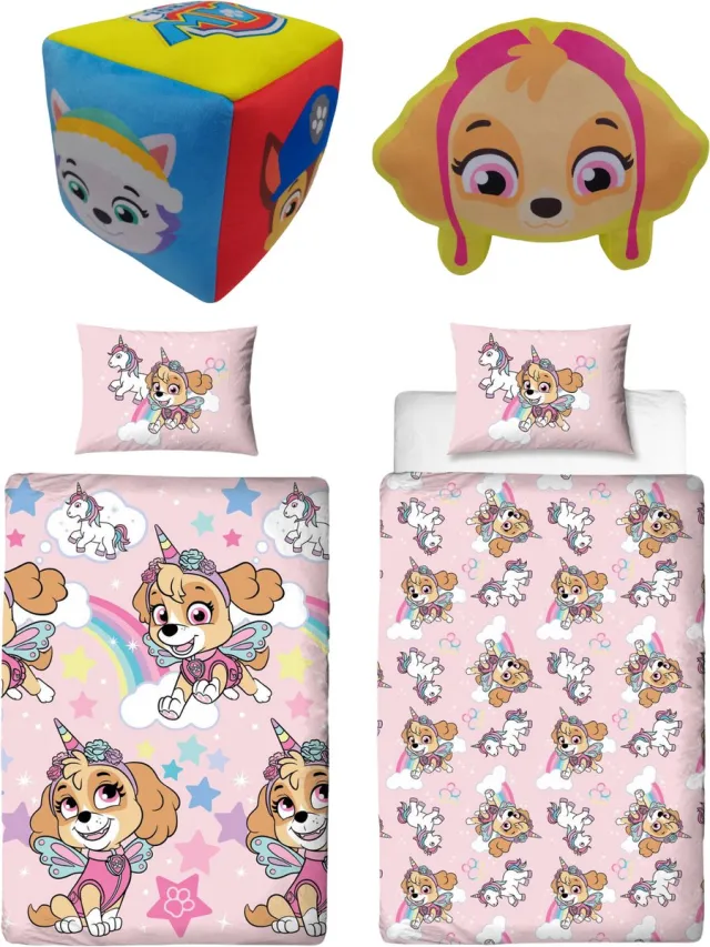 PAW Patrol slaapkamerset; dekbedovertreken kussens Meerkleurig
