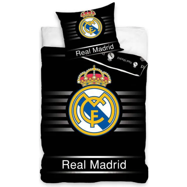 Official Fanwear Real Madrid Dekbed Zwart