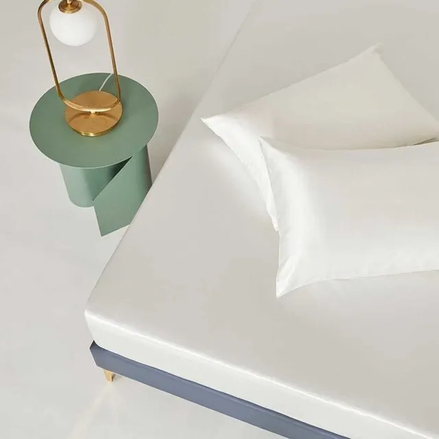 Silk Heaven 4x Zijden Kussensloop 45x65cm Ivoor Ritssluiting 22 Momme - Kussensloop set - Luxe Silk Kussensloop 100% moerbei zijde - Zijde kussensloop - Silk Heaven - 45x65cm (voor ergonomische kussens 40x60cm) / Ritssluiting