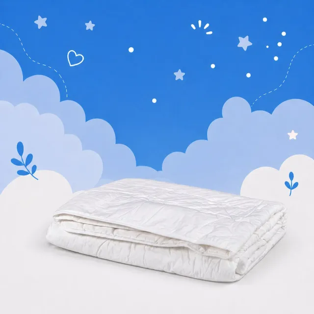 princessdekbedden Ultra Soft Princess Zomer kinderdekbed - wit - junior-120x150 cm