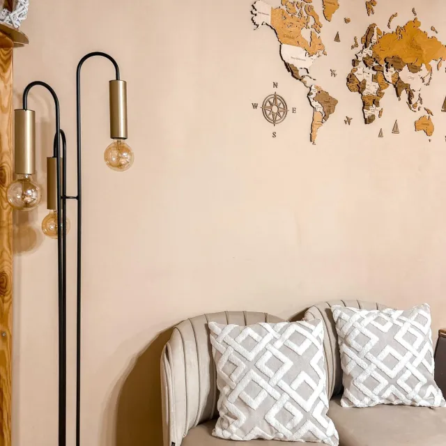 Unyqoos ® Bohemian Stijl Kussenslopen Set van 2 voor Woonkamer en Slaapkamer, Beige, 45 x 45 cm