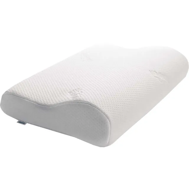 TEMPUR Original Queen hoofdkussen traagschuim - Stevig - Medium 61 x 31 x 10 cm - Zijslaper, rugslaper kussen Wit