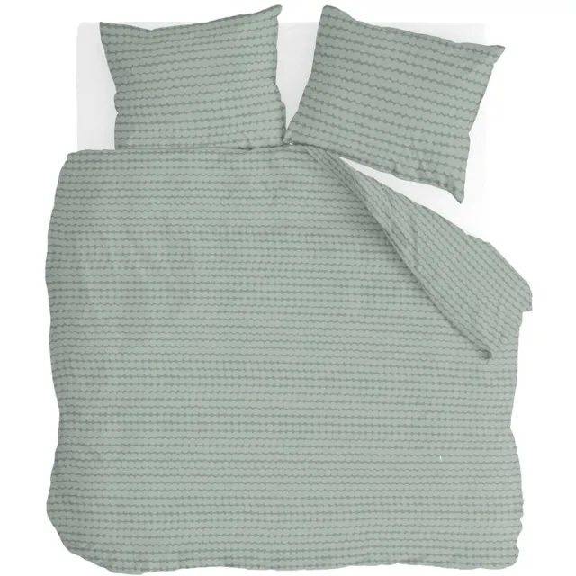 BYRKLUND Dekbedovertrek Becky - 200x220 - 80% Polyester / 20% Katoen - Groen