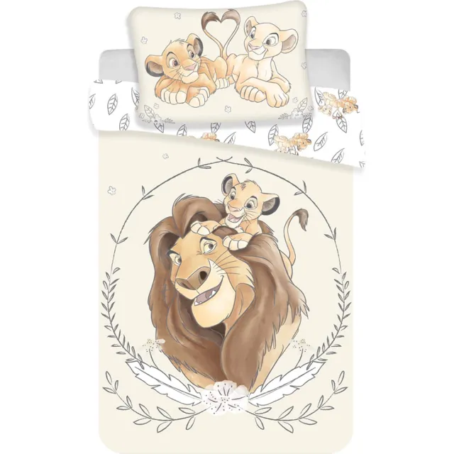 Disney the Lion King peuterdekbedovertrek - 100 x 135 cm Geel