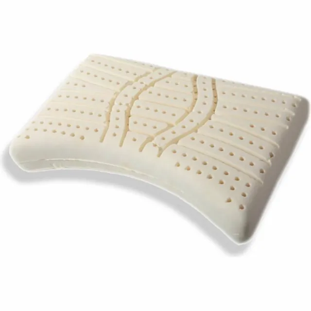 Cassenz Monaco Exclusive | Latex - Dons | Hoofdkussen - Soft | 13 cm wit
