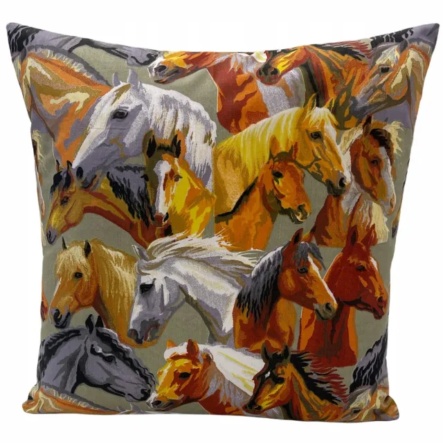 Jasiek Dekoratieve Kussensloop 40x40cm - 100% Katoen met Rits Veelkleurig