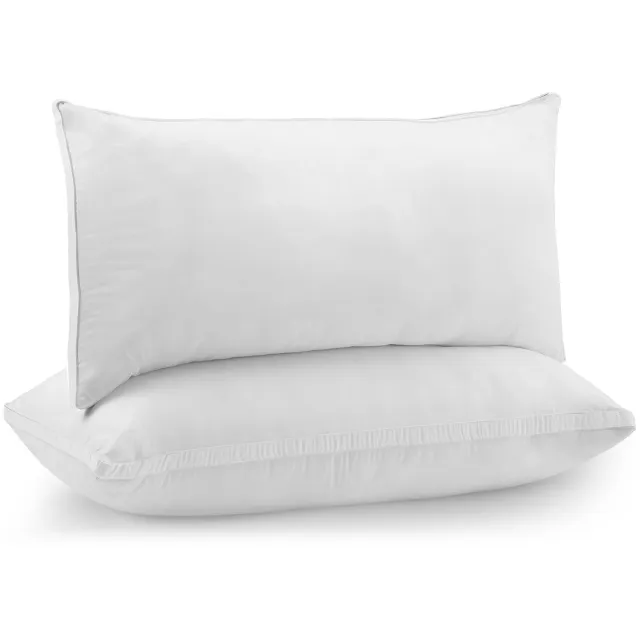 Ibenzoa Ergonomische Slaapkussenset voor Optimale Ondersteuning en Comfort – 40 x 80 cm, Luxe Thuisgevoel wit
