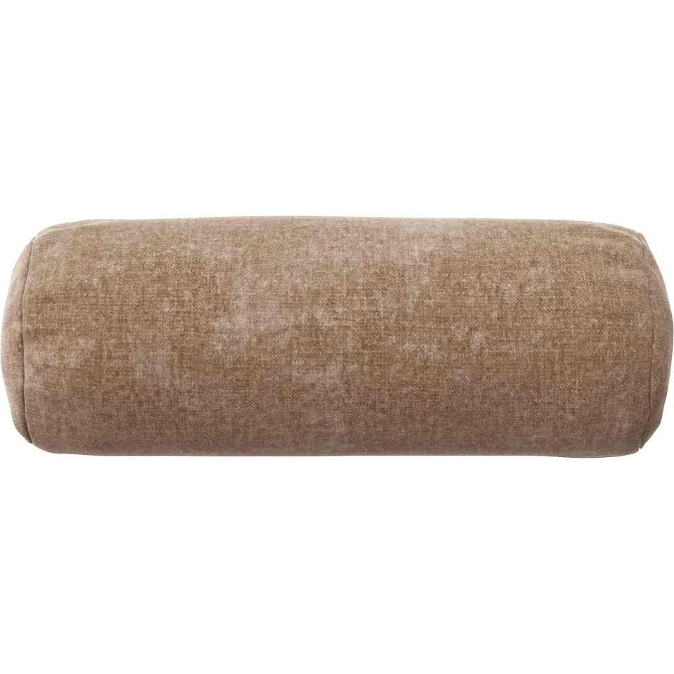 vidaXL Kussensloop 6 st HEERLEN Bruin Dia. 15 x 40 cm Chenille Stof, foto 4