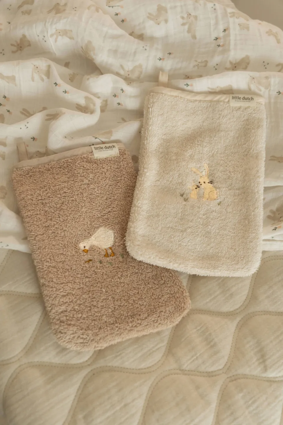 Little Dutch wiegdeken quilted Pure Soft wit, foto 4