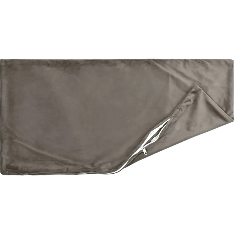 vidaXL Kussensloop 12 st HEERLEN Lichtgrijs 40 x 80 cm fluweel, foto 4