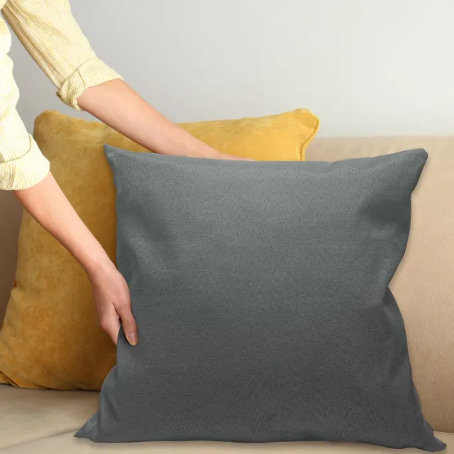 ABAKUHAUS Abstract Kussenhoes, Einfarbige Donker Abstracte, Kussenhoezen met Dubbelzijdige Print Kleurecht Wasbaar en Ritssluiting, 40 x 40 cm, Salbeigrün Grijs Teal