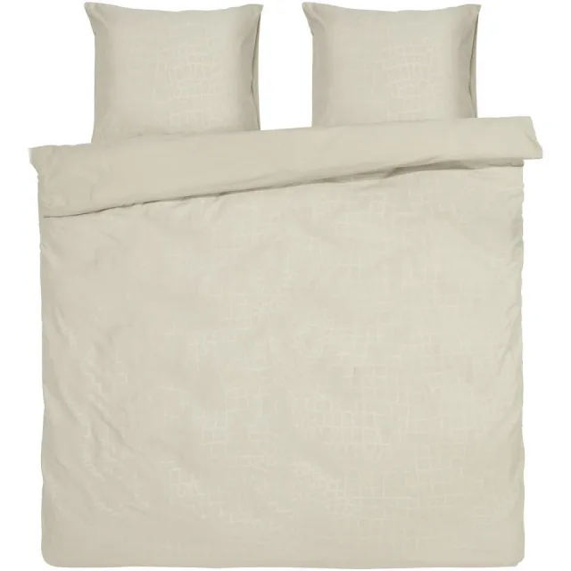 Kwantum Arlo dekbedovertrek beige