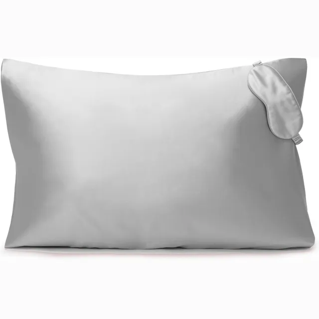 Dreamers Den 100% Moerbei Zijden Kussensloop Grijs 60x70 cm