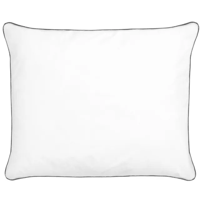 Beliani PELISTER - Hoofdkussen hoog - Wit - 50 x 60 cm - Katoen
