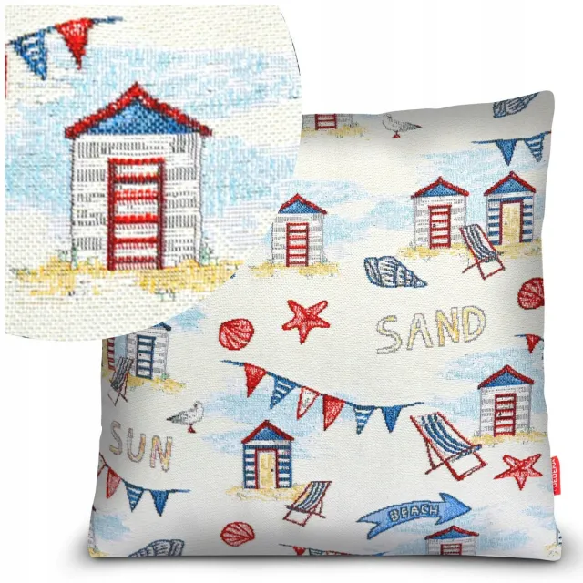 Jedeka Gobelin Sierkussenhoes Nadia 40x40 cm - Tijdloos Decoratief Multicolor