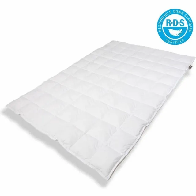 Cassenz Rembrandt - 100% Mazurisch ganzendons - Donzen Zomerdekbed - Eenpersoons 140x220 cm wit