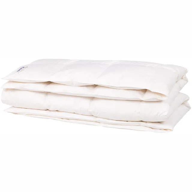 Balette Eendendons All Year Dekbed - 135x200 - Eenpersoons - Enkeldekbed Voor Alle Seizoenen - 90% Eendendons - Anti Huisstofmijt & Allergiee (NOMITE) - Wamteklasse 3 - Zomer & Winterdekbed Wit