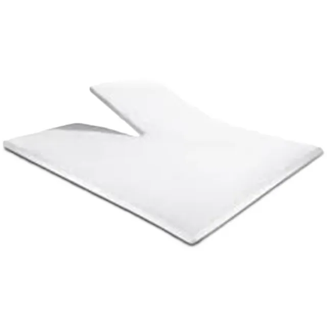 Fresh and Co Fresh & Co Splittopper Hoeslaken- 160x200 - Flanel- Wit- OP=OP