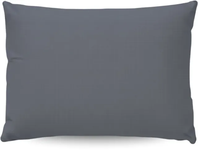Zelesta Comfort Uni Kussenslopen Set van 2 - Steengrijs 80x80cm Stone Grey