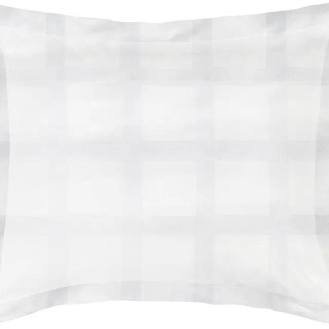 Linolux Kussensloop Quadrant White 60x70