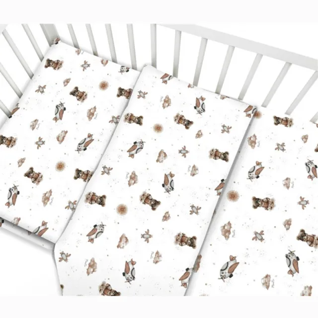 Zavelo Peuter Dekbedovertrek Teddy Dreams Beige