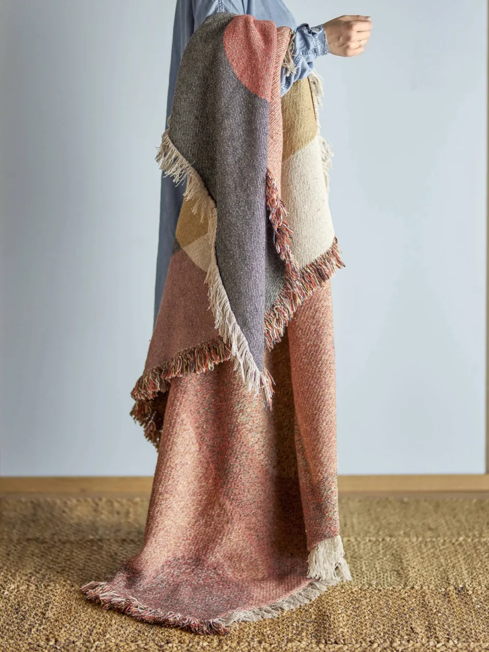Bloomingville Arni plaid bruin, foto 4
