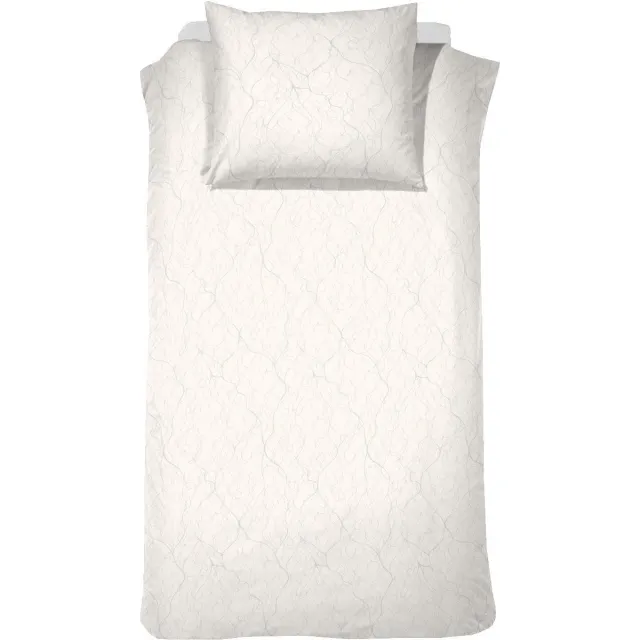 Damai Organic Delta - Dekbedovertrek - 140 x 200/220 - Eenpersoons - Chalk