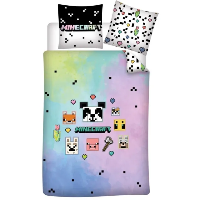Minecraft Dekbedovertrek Polyester multicolor