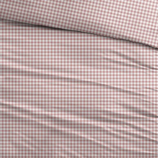 Sleepnight Dekbedovertrek Katoen Kaat - Roze - 200 x 200/220 cm + 2 kussenslopen - [Roze]