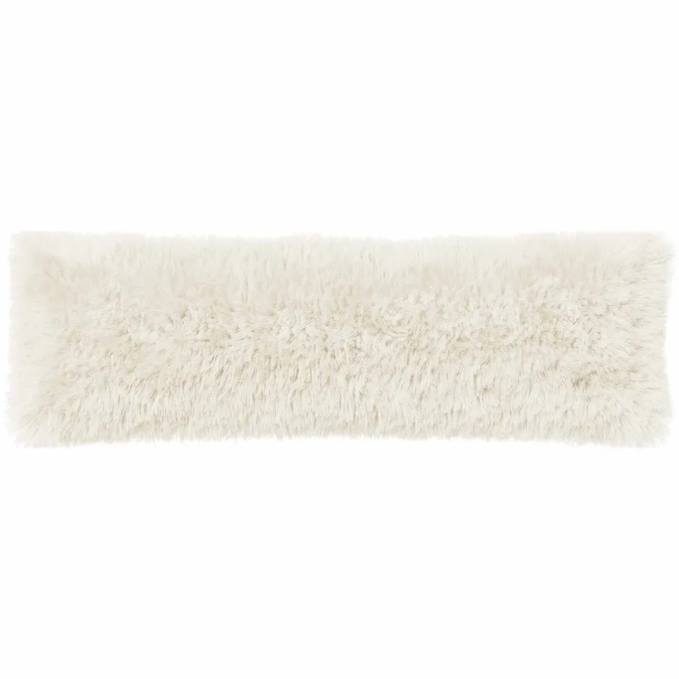vidaXL Kussensloop 2 st HEERLEN Wit 40 x 145 cm PV Fleece, foto 3