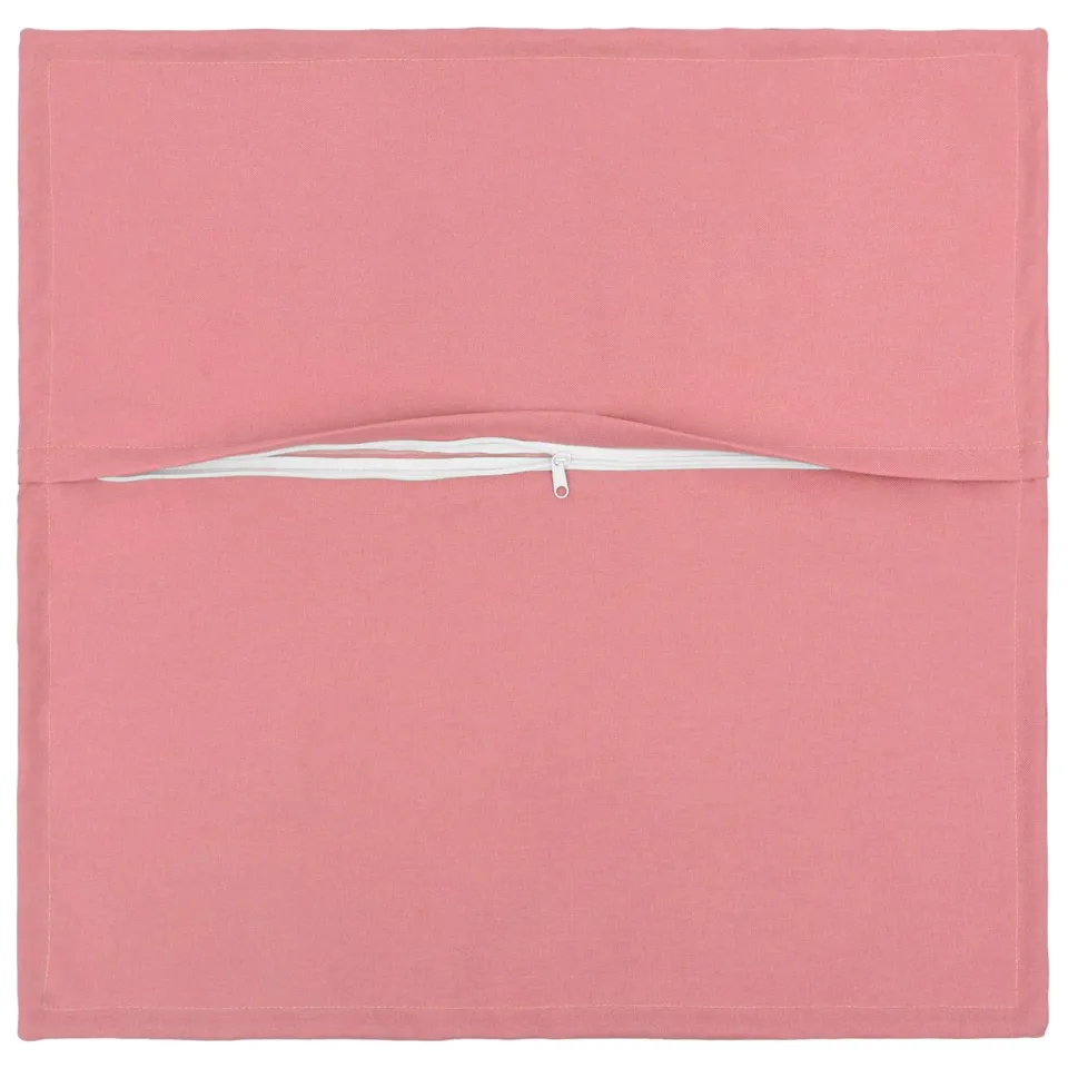 vidaXL Kussensloop 2 st HOUTEN Roze 35 x 35 cm Faux Linnen, foto 4