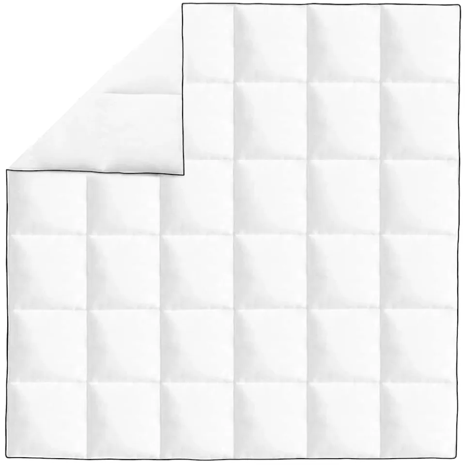 vidaXL Winterdekbed 200x200 cm dons wit, foto 2