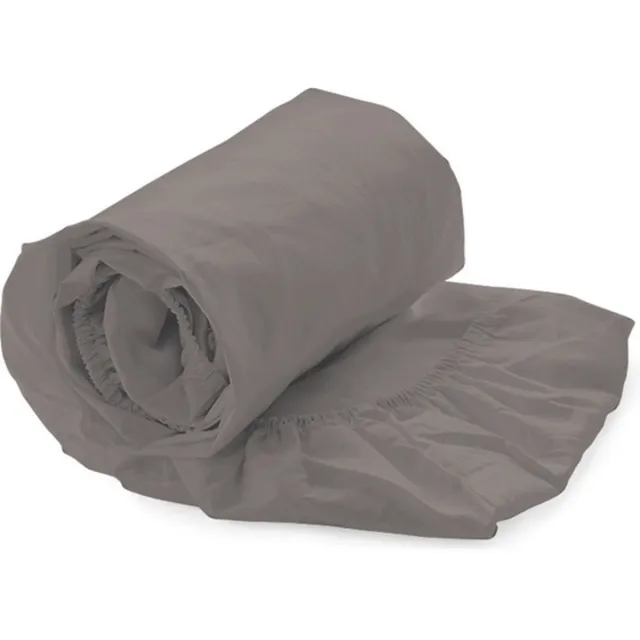 Luxe Kussensloop Satijn - 100% Katoensatijn - 60x70 cm - Dark Grey Donker Grijs