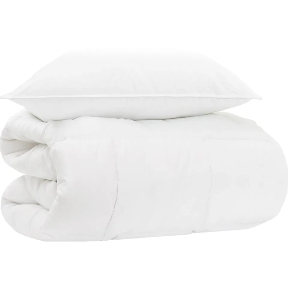 vidaXL Dekbedset 155 x 200 cm Winter wit, foto 3
