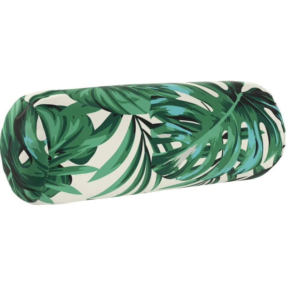 vidaXL Kussensloop 6 st HEERLEN Bladpatroon Dia. 15 x 40 cm Polyester groen, foto 4