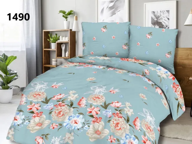 Darymex Dekbedovertrekset satijn met bloemenpatroon Multikleuren