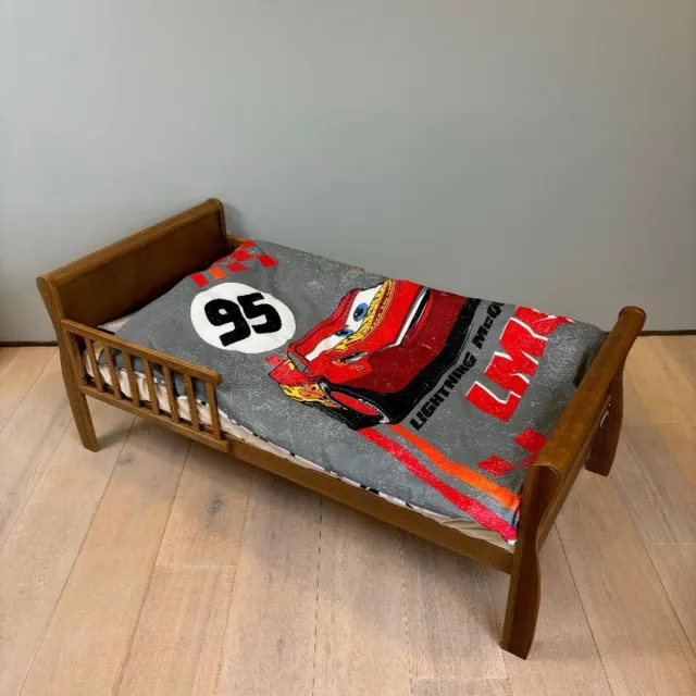 Disney Cars Peuterdekbedovertrek LMQ - 100 x 135 cm - Katoen Rood/Grijs