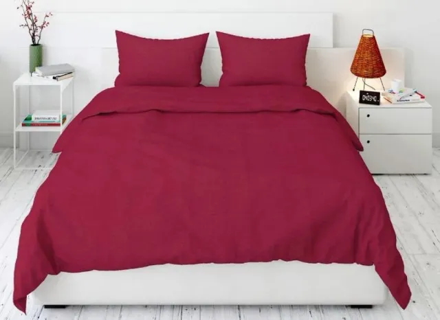Home comfort dekbedovertrek 200 x 220 cm , 100% polyester , rood