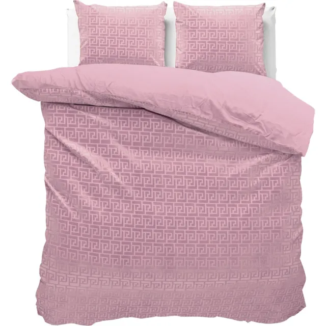Sleeptime Fashion Dekbedovertrek - 200x200/220 + 2 kussenslopen 60x70 - Roze - Eenpersoons
