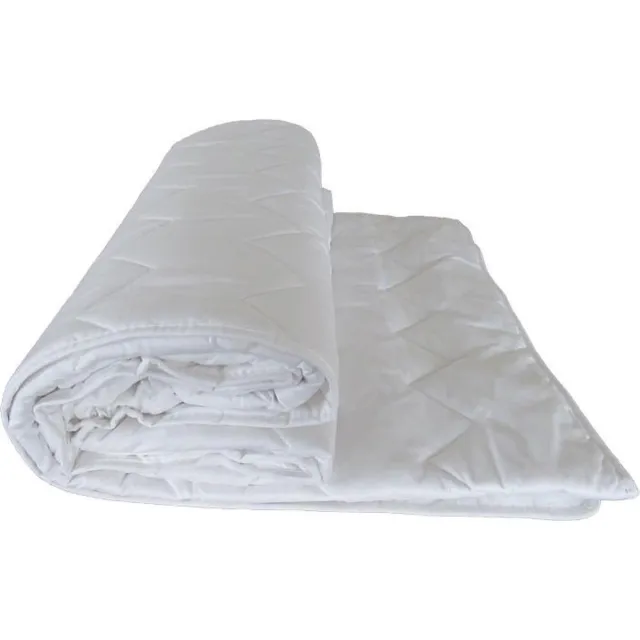 iSleep Silk Comfort Zomerdekbed Zijde - Eenpersoons - 140x220 cm Wit